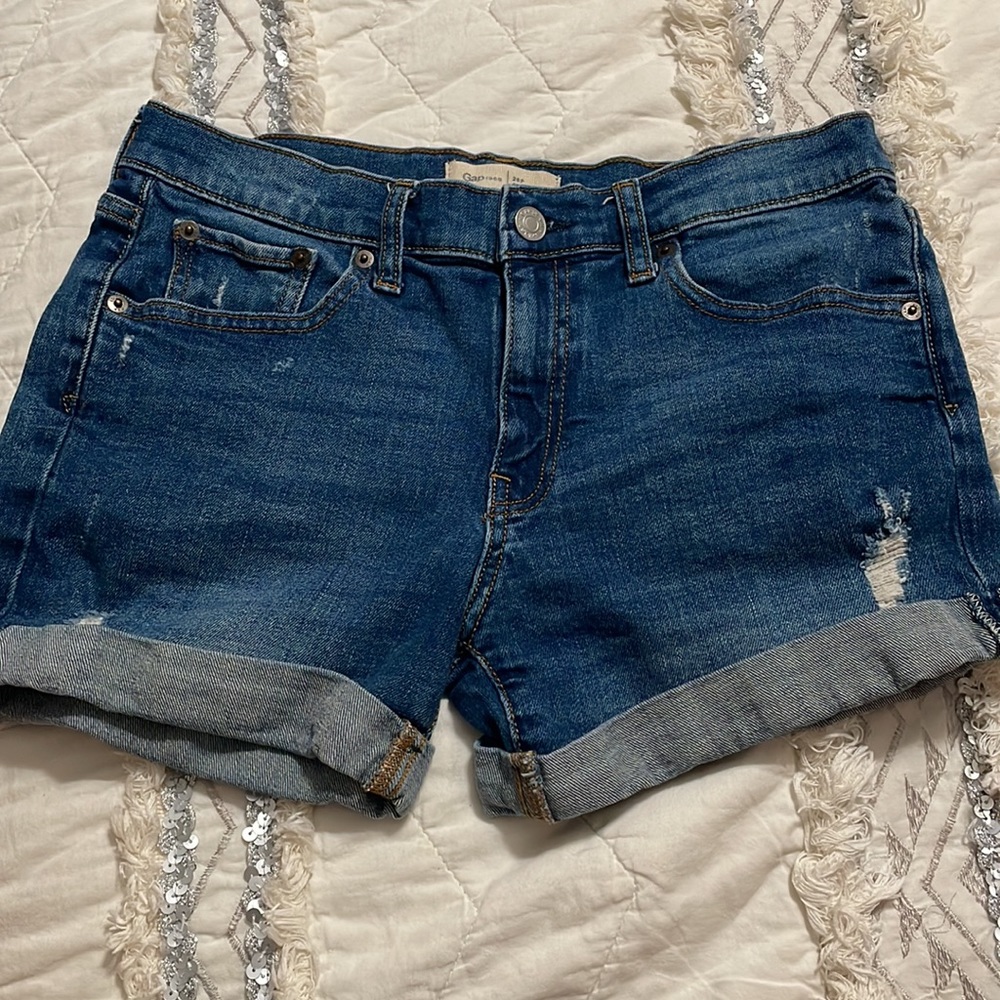 26 Petite GAP Denim Shorts